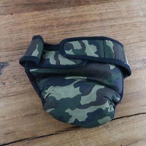 ALFIE GREEN CAMO UNISEX DOG DIAPER WASHABLE REUSABLE SIZE LARGE NWOT